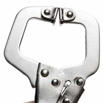 Tang Catok Klem Jepit C Clamp Swivel Pad Lock Grip Kunci Plier Buaya Jepit