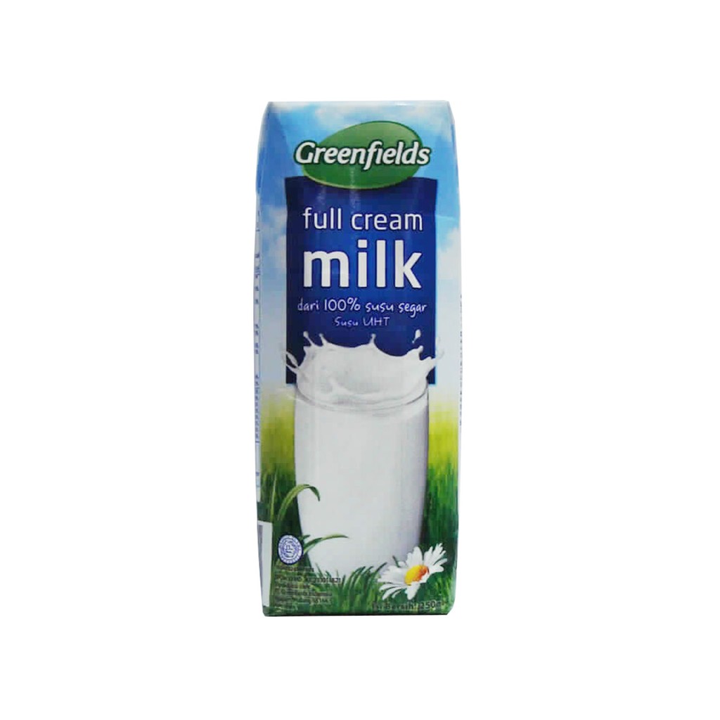 

GREENFIELDS UHT MILK FULLCREAM 250ML