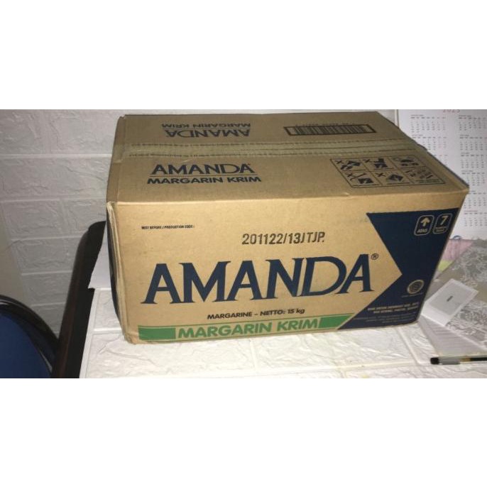 

Margarine Amanda cream 15kg Kartonan