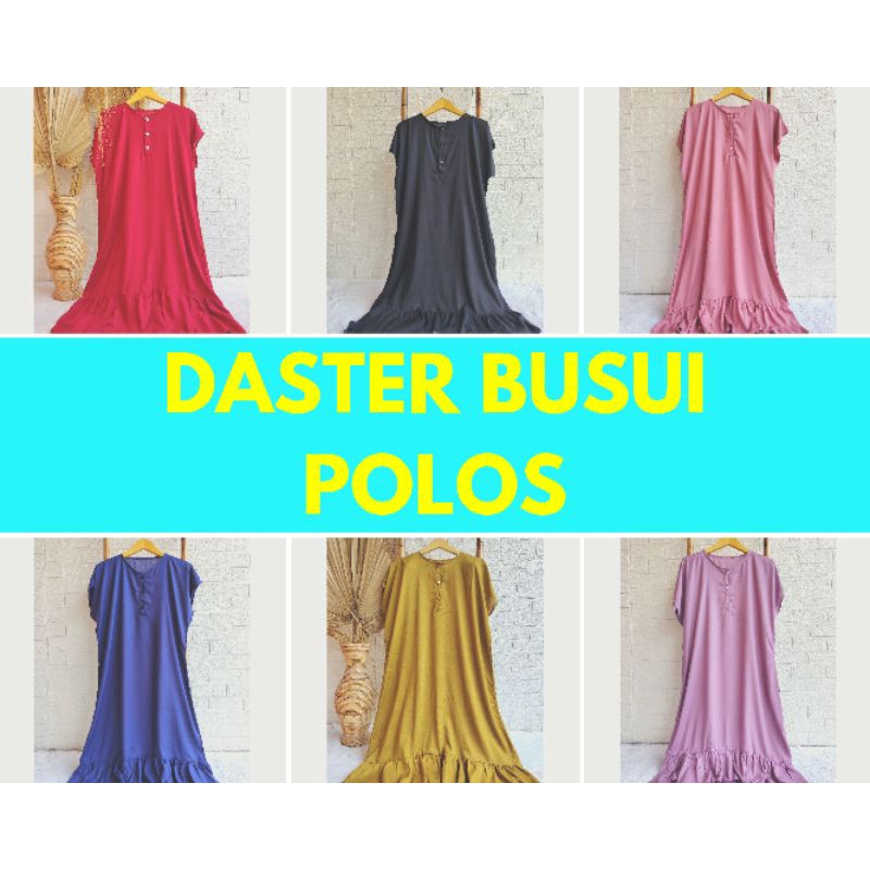 Daster Polos Kancing Busui Friendly
