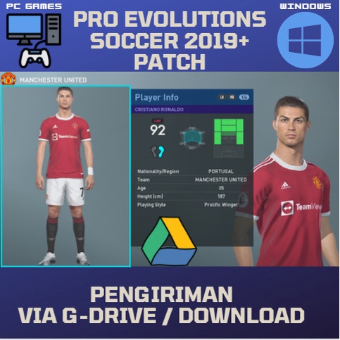 (READY) Pro Evolution Soccer 2019 PES 2019 Patch 2021 Terbaru - Via GDrive
