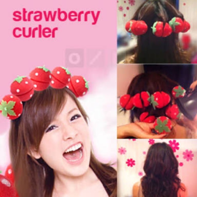 MAGIC ROLL BUSA STRAWBERRY DAN LEMON | pengeriting rambut