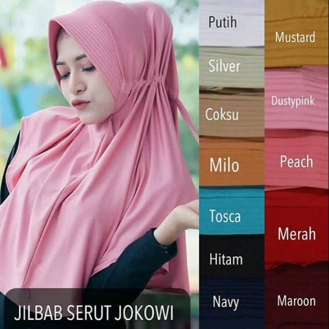 JILBAB SERUT / JILBAB JOKOWI / JOKOWI SERUT / SERUT POLOS