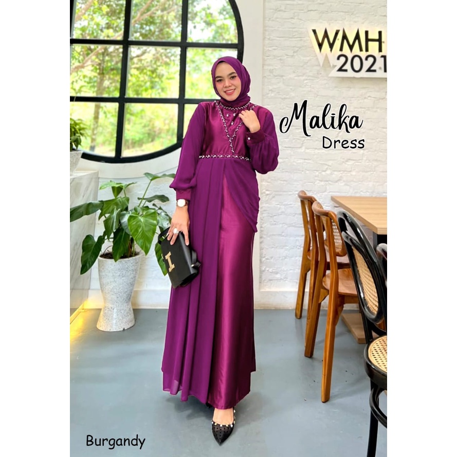 MALIKA Gamis Pesta Gamis Kondangan Muslimah