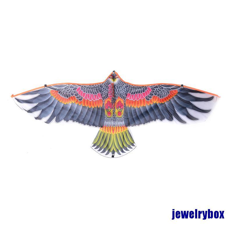 (Jewelrybox) 1pc Mainan Layang-Layang Bentuk Burung Elang Untuk Outdoor / Taman