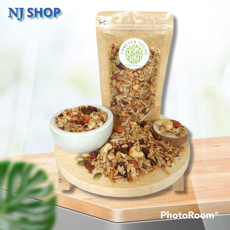 

[Healthy Food] - ROASTED GRANOLA MIXED ORGANIK KUALITAS PREMIUM