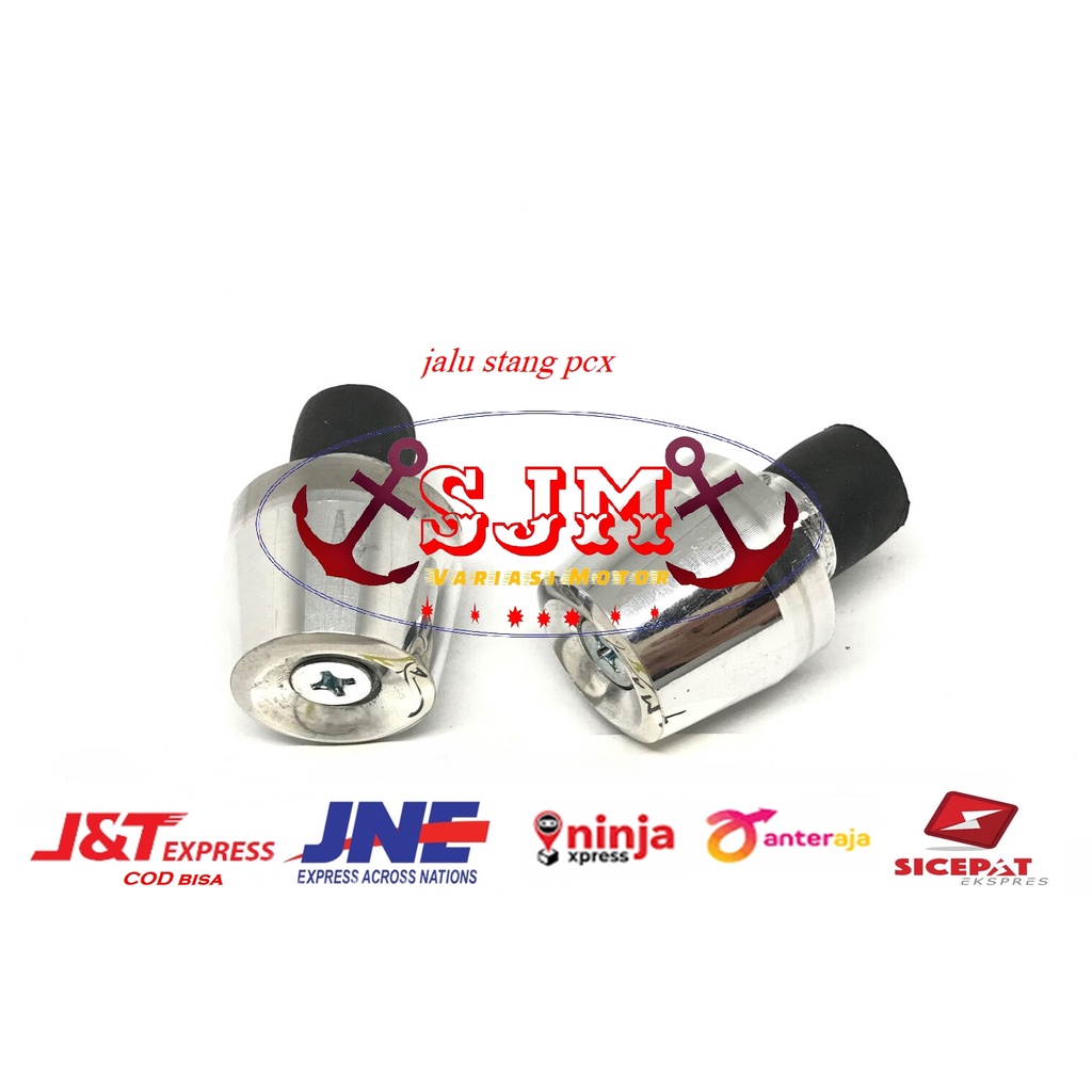 Jalu bandul stang universal model pcx warna chrome harga sepasang untuk all motor jalu stang pcx krom