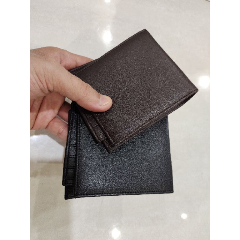 dompet cowo 3 dimensi +resleting dalam