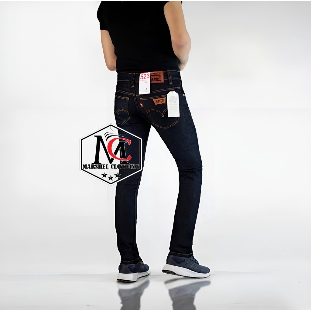 RCL - Celana Jeans Pria Pensil Panjang Melar Slimfit Pensil Cowo Cowok Skinny Bahan Bagus Streach Strert Streat Street Striit Molor Ngaret Permium Ori Original 505