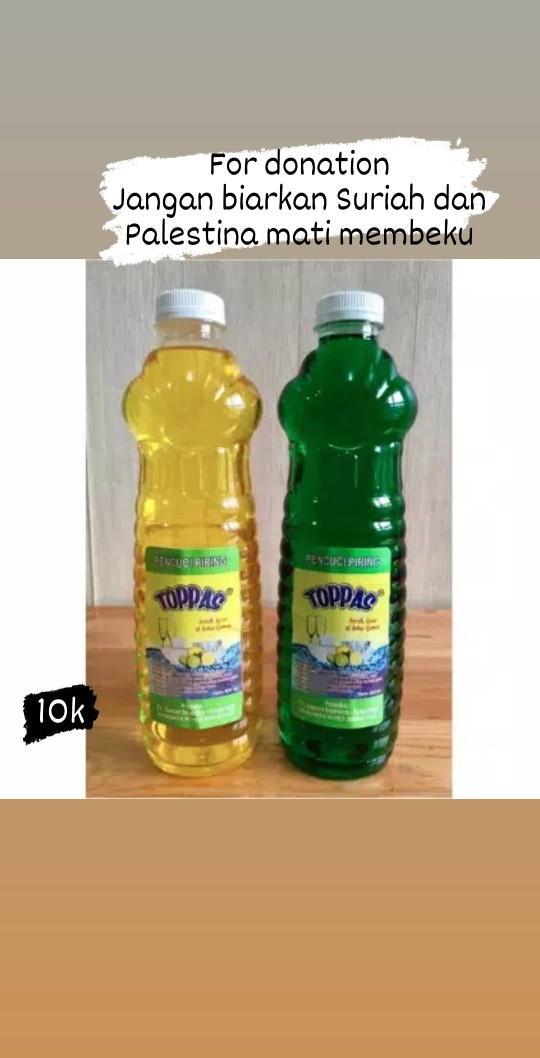 Toppas Sabun Cuci Piring Jeruk Nipis 500ml