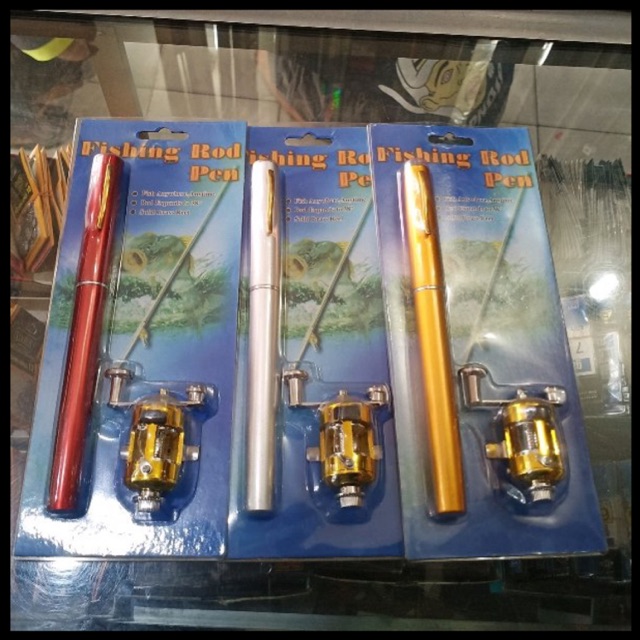 Joran pulpen reel pulpen fishing rod pen