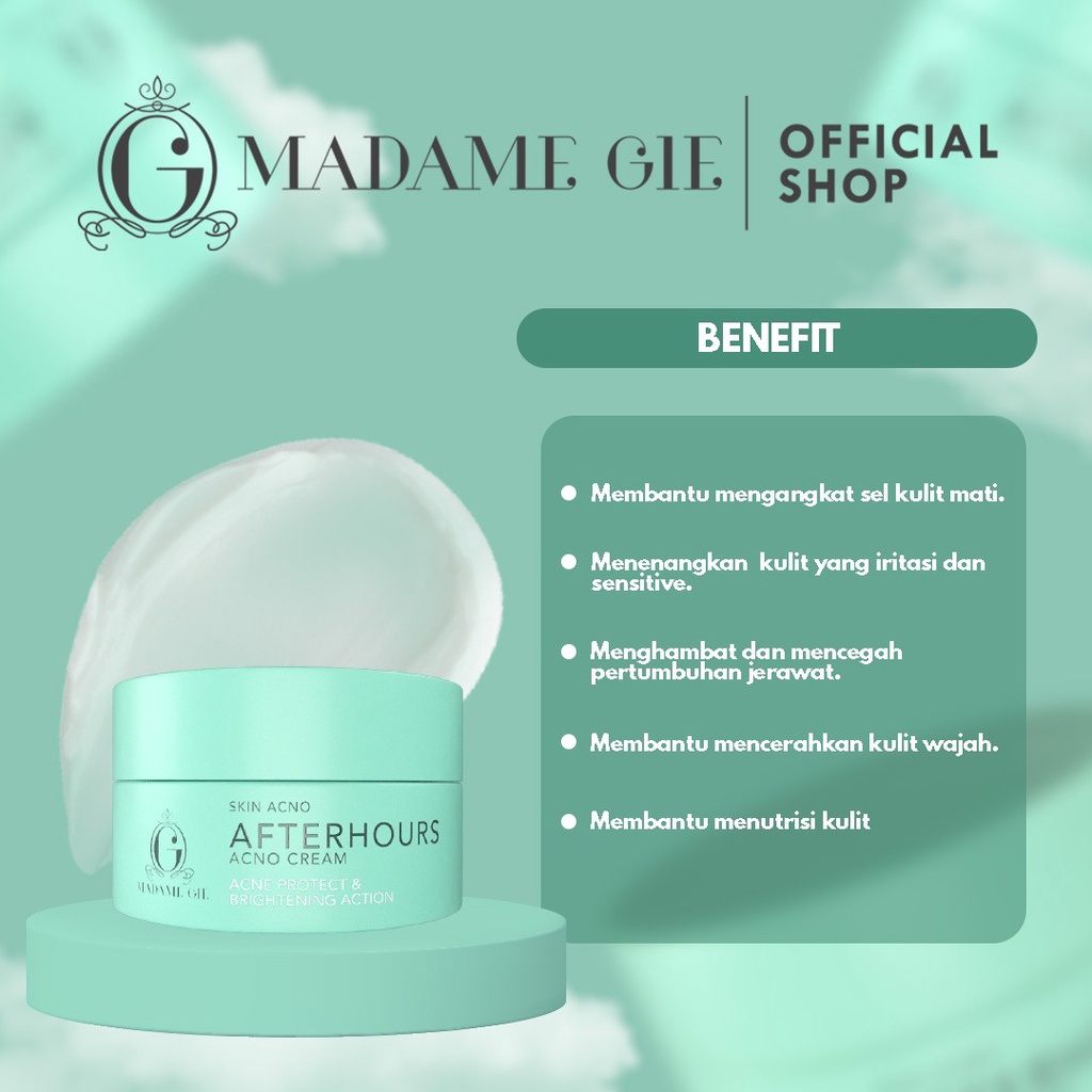 Madame Gie Skin Acno Afterhours Cream