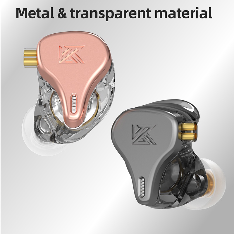 Kz X HBB DQ6S Earphone In Ear HIFI Bass Dengan Fitur Noise Canceling DQ6