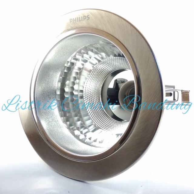 PHILIPS DOWNLIGHT 4” Silver | Chrome - fitting atau rumah lampu tanam