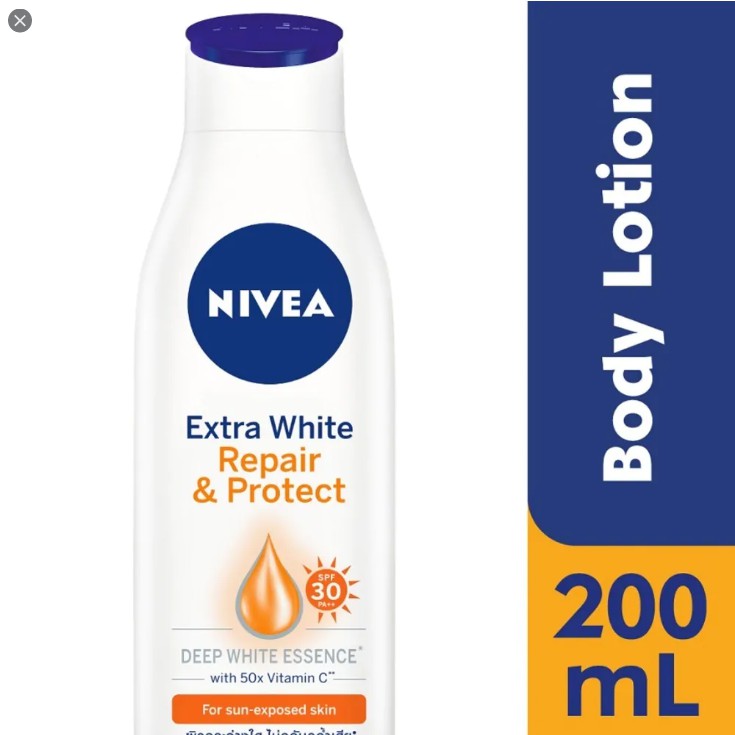 NIVEA BODY LOTION EXTRA WHITE REPAIR & PROTECT 200ML/ REPAIR & PROTECT/ TERMURAH/ ORIGINAL