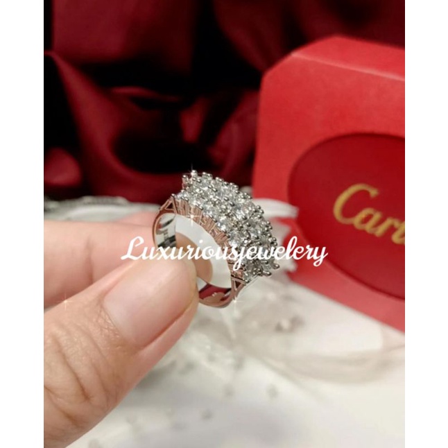 Cincin Listring stag3 Replika Berlian Eropa lapis emas