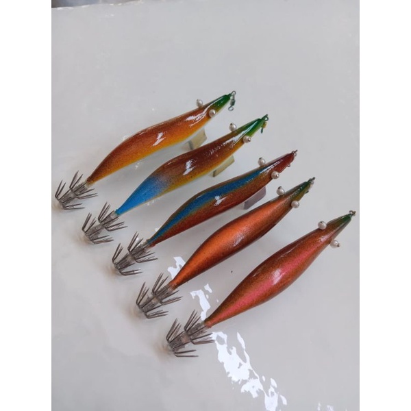 Udang kayu UMPAN PANCING CUMI/egi handmade