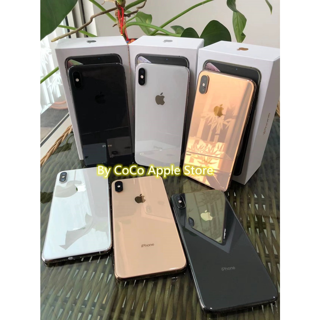 iPhone Xs Max 256GB All Sim Silent Fullset Original Second Like New Mulus100% 3utools All Green (Garansi 1 Tahun)