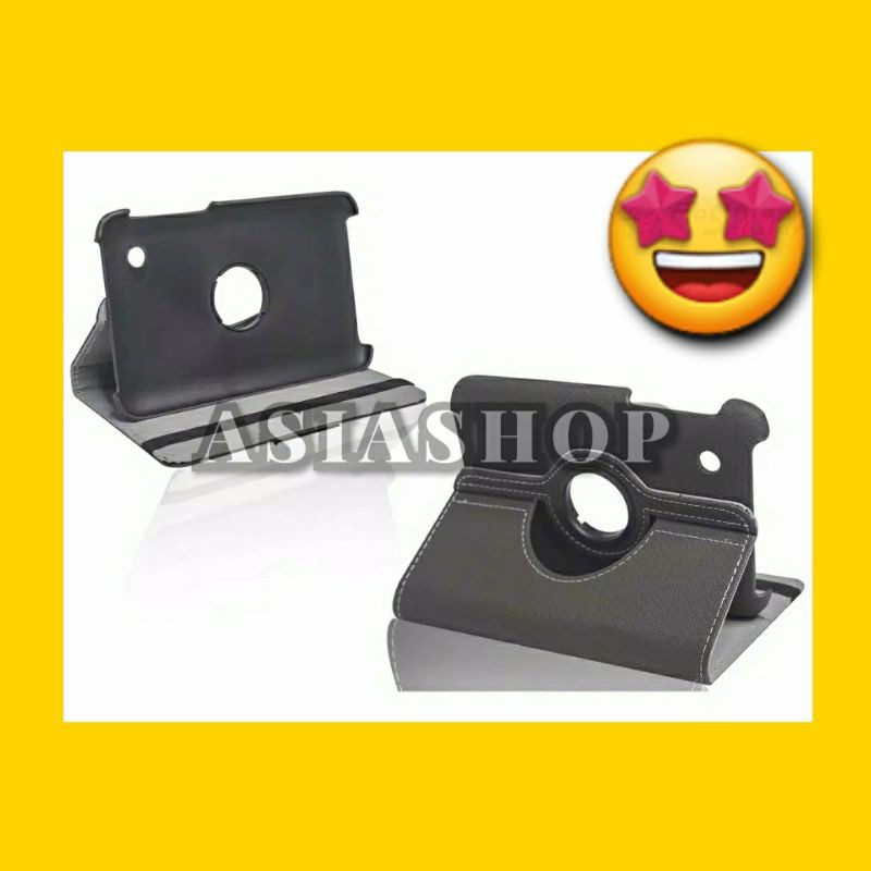 Flip Cover Case Rotary Leather Standing Kulit Jeruk Tablet Tab Samsung T295 P205 S6 Lite