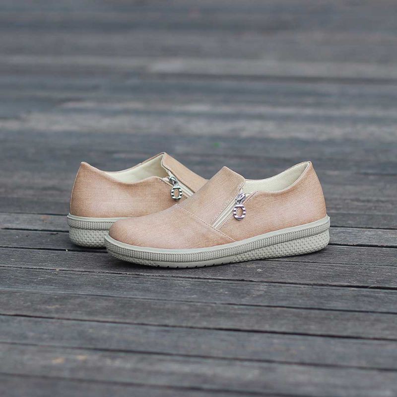 Original - Sepatu Wanita Slip On Cewek Casual Kasual Distro Terbaru