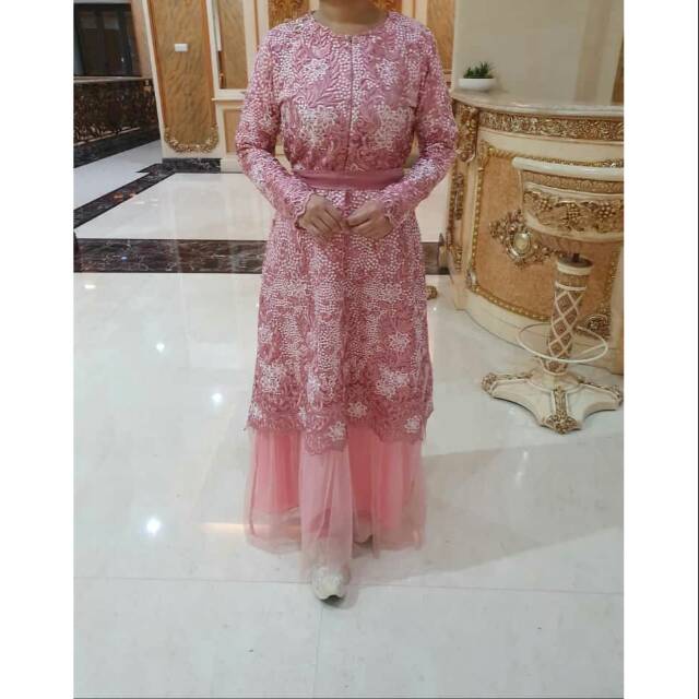 Gamis Brokat Tile Import