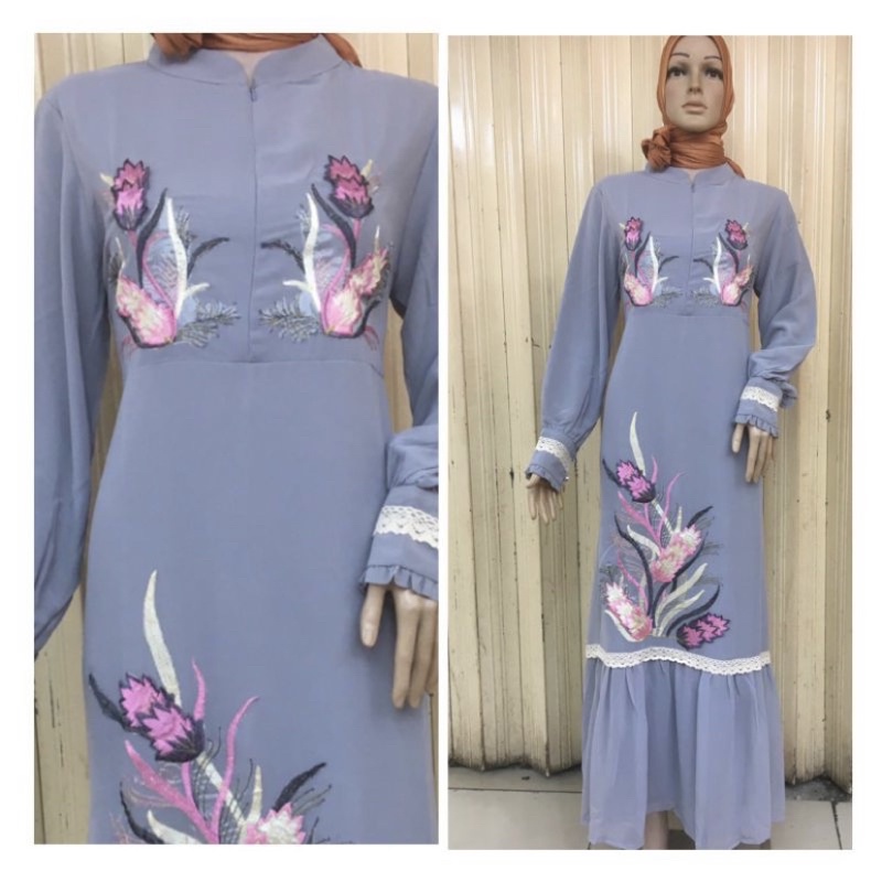 GAMIS DAILY VANISSA CERUTY BORDIR // GAMIS BUSUI