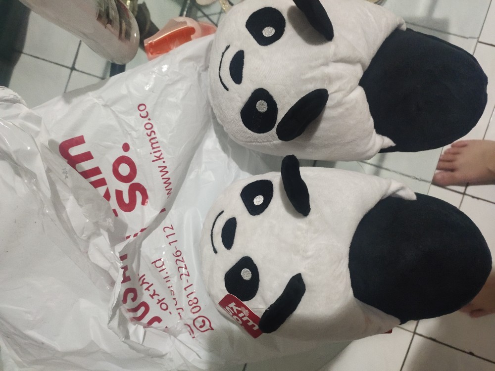Kimso Sandal Rumah Korea Panda Unik Dan Lucu