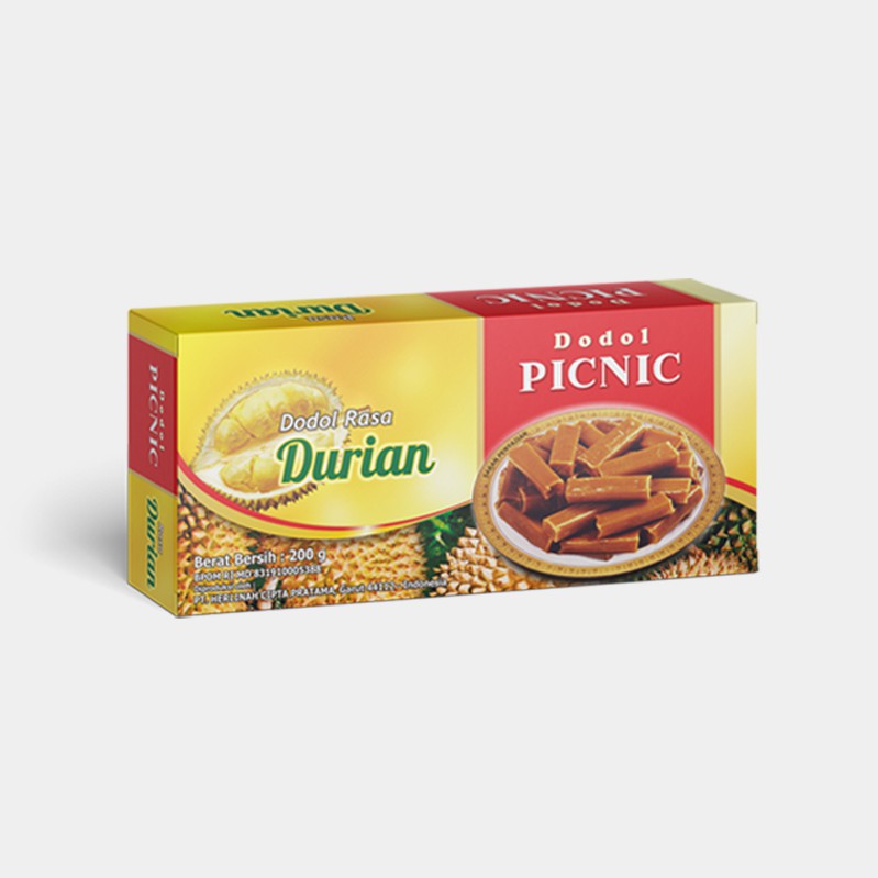 

Dodol Garut PICNIC Rasa Durian 200 Gr