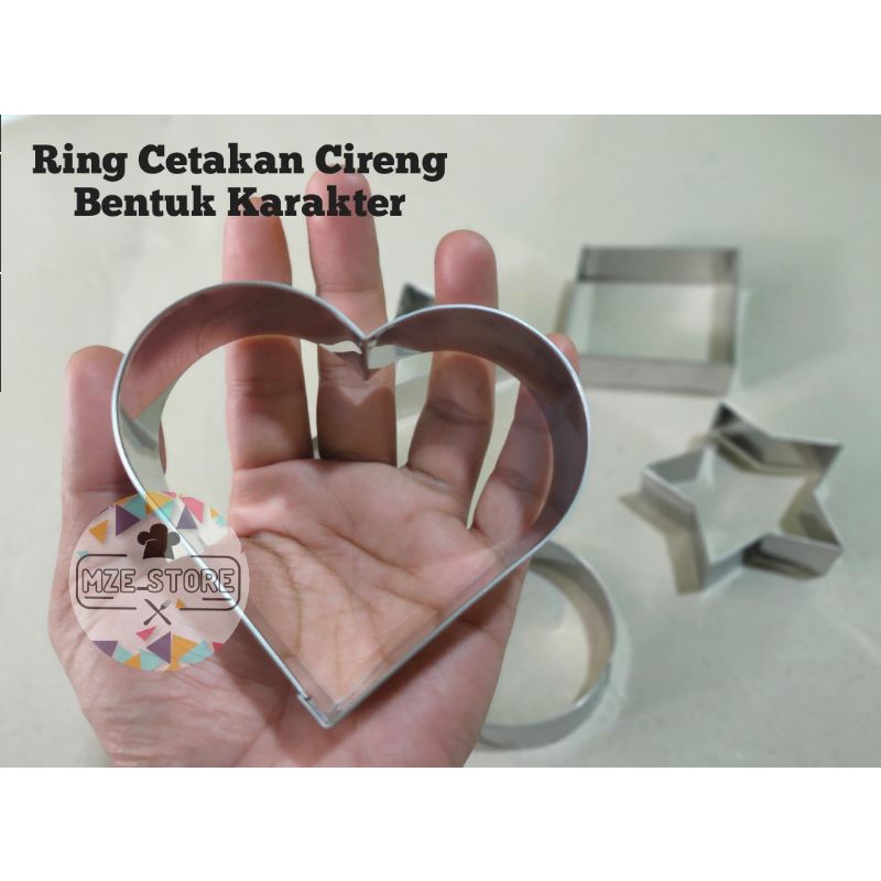 RING CUTTER CETAKAN CIRENG / ROTI BURGER