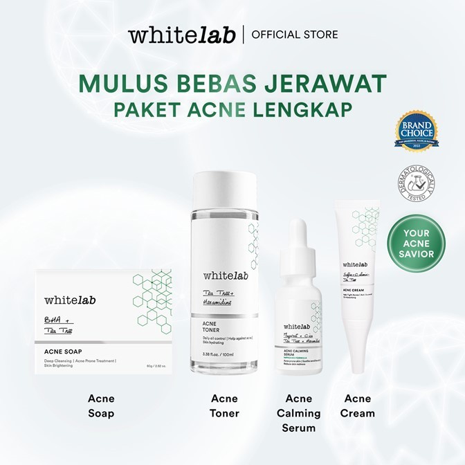 Whitelab Paket Acne Lengkap BPOM Original