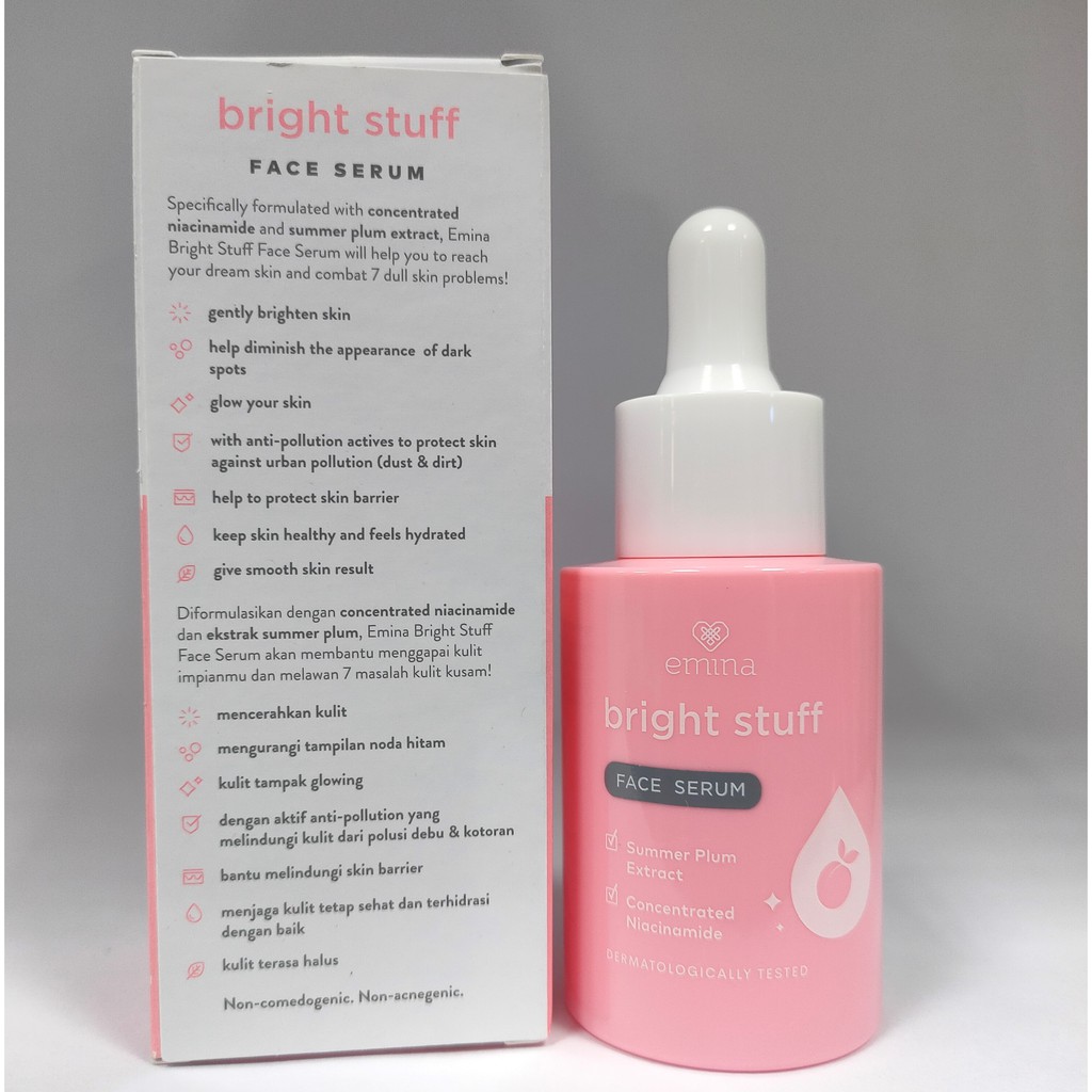 EMINA BRIGHT STUFF FACE SERUM 30ml