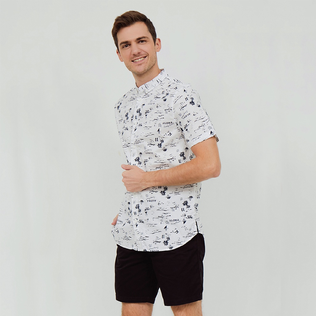 JOY SHADE  Men Kemeja Tangan Pendek Aloha Shirt by Divided