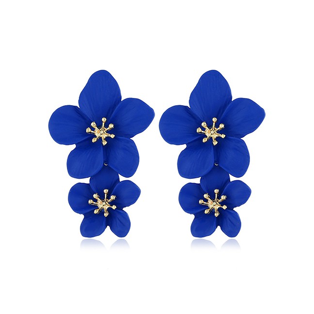 LRC Anting Tusuk Fashion Flower Spray Earrings F4930X