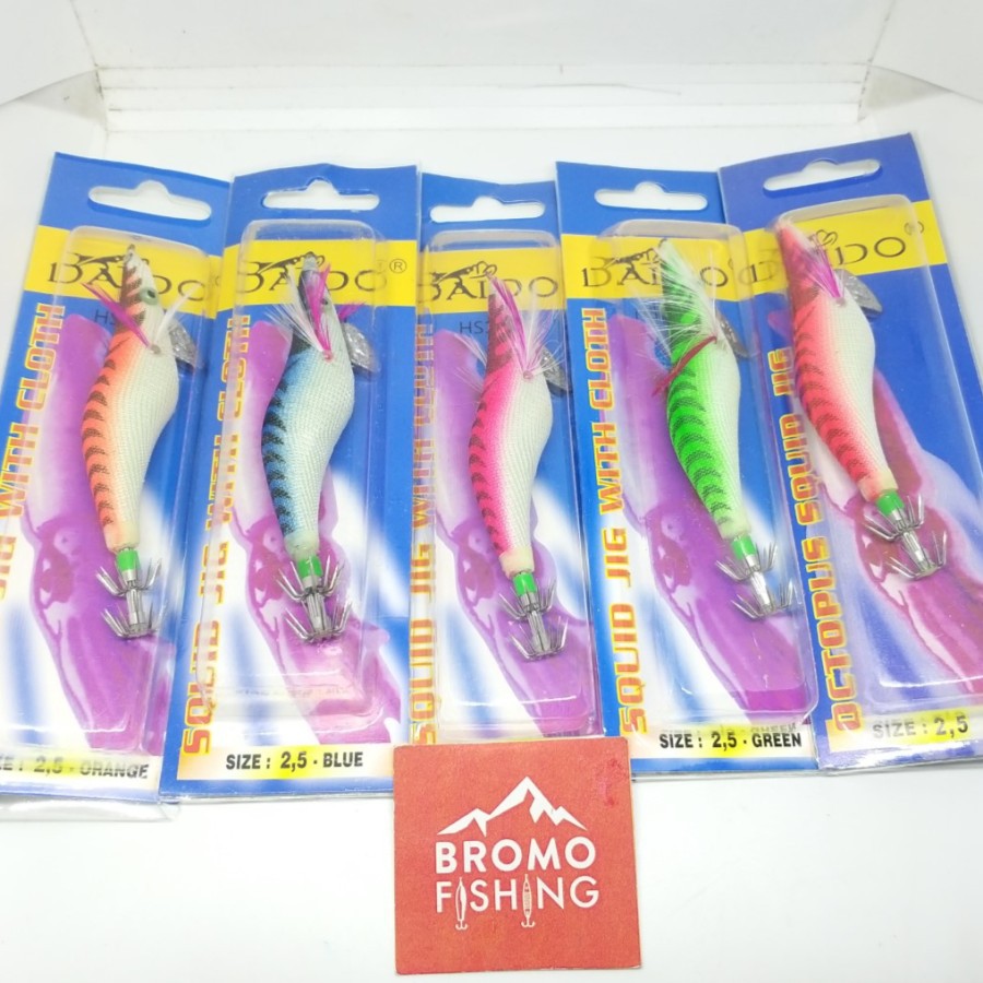 Lure Udang DAIDO KAIN 2.5 / squid egi jig umpan cumi baju