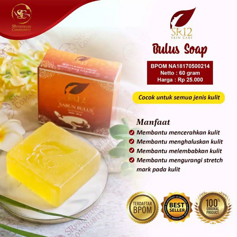 SR12 SABUN MADU - SABUN BULUS - SABUN BERAS - SABUN KOPI HERBAL SR12 BPOM / HONEY SOAP SR12 BPOM / SABUN KULIT KERING BPOM / MENCERAHKAN WAJAH