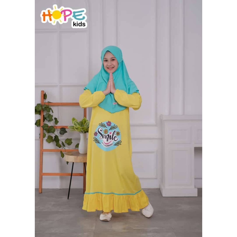 Gamis anak SET GAMIS HIJAB by HOPE KIDS*