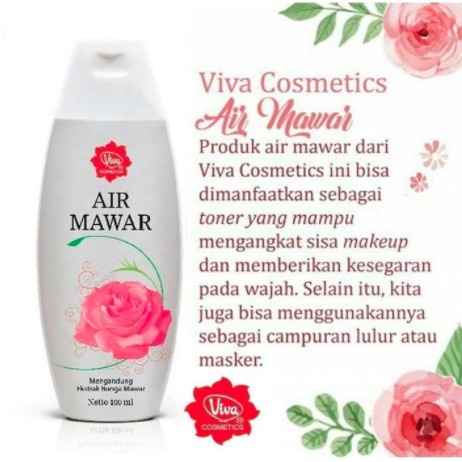 Viva Air Mawar 100 mL | Rose Water | Air Mawar | Toner Wajah Viva | Termurah Paling Murah | Khasiat Juara | Perawatan Wajah