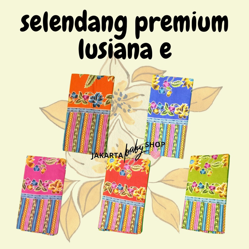SELENDANG GENDONG BAYI PREMIUM LUSIANA E 90cm x 250cm 890250