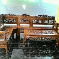  kursi sudut rahwana  kursi  tamu jati mebel jepara 