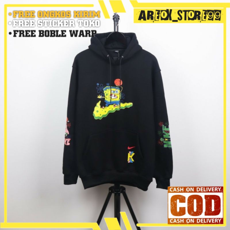 Jaket Sweater Hoodie Nike Spongebob Premium Murah