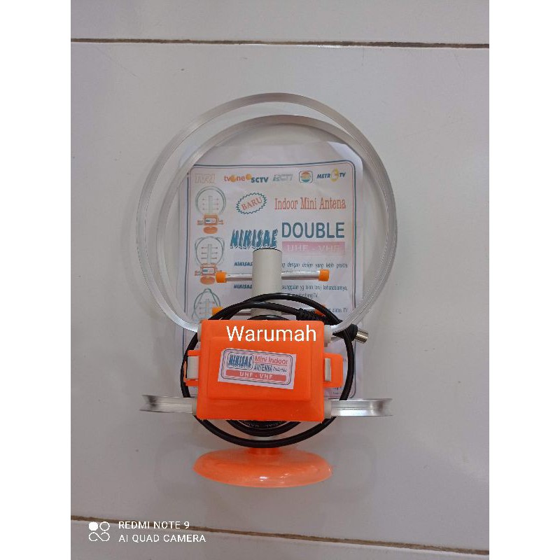 TV indoor mini/ Antena tv dalam Double/ dobel uhf- vhf