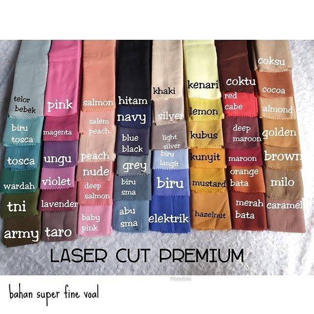 Jilbab voal jilbab laser cut jilbab polos jilbab segiempat jilbab voal