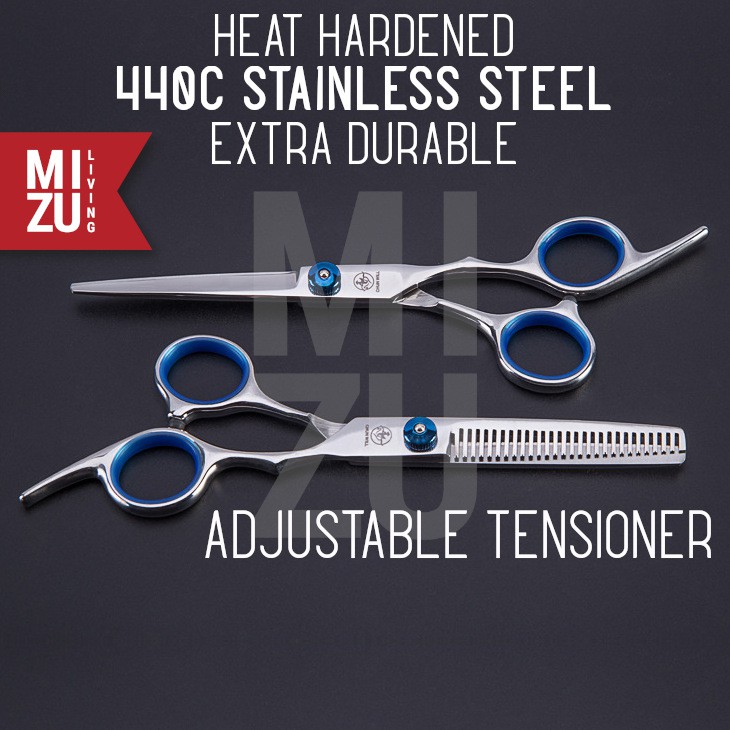 MIZU BIYOIN 11in1 Professional Haircut Set Potong Rambut Gunting Cape Kip Tas Clip Sisir Sikat