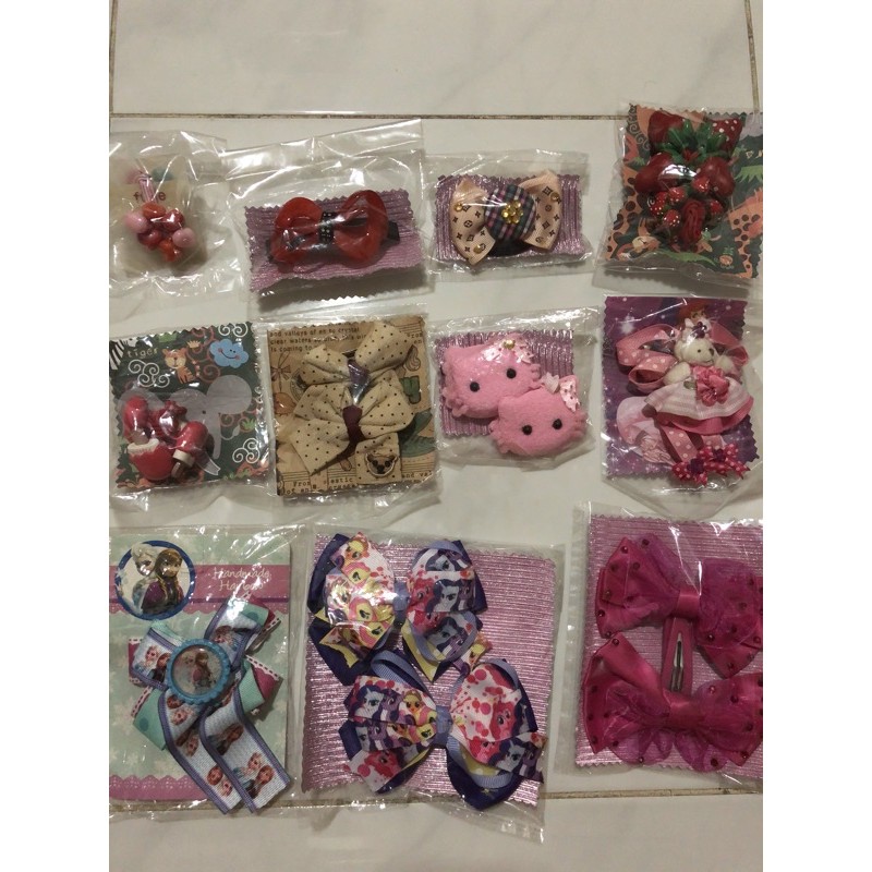 preloved jepitan dan karet rambut