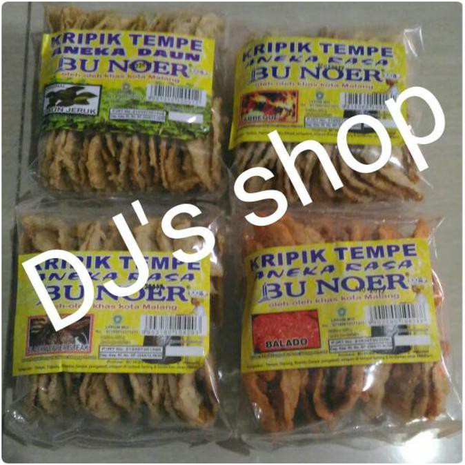 

ENAK keripik tempe Bu Noer 150 gr khas kota malang - blackpepper BANYAK RASA