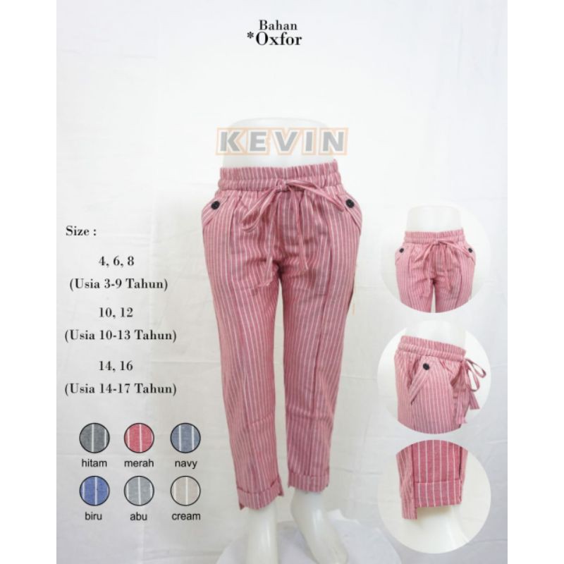 BAGGY PANTS ANAK CEWEK SAMPAI REMAJA