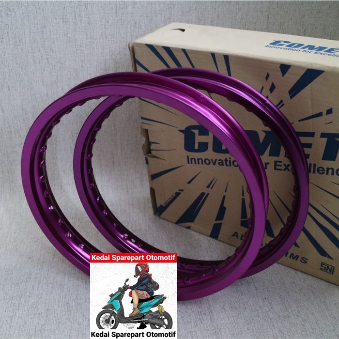 Velg Comet W Shape Ring 17 x 140  160 warna Ungu Purple