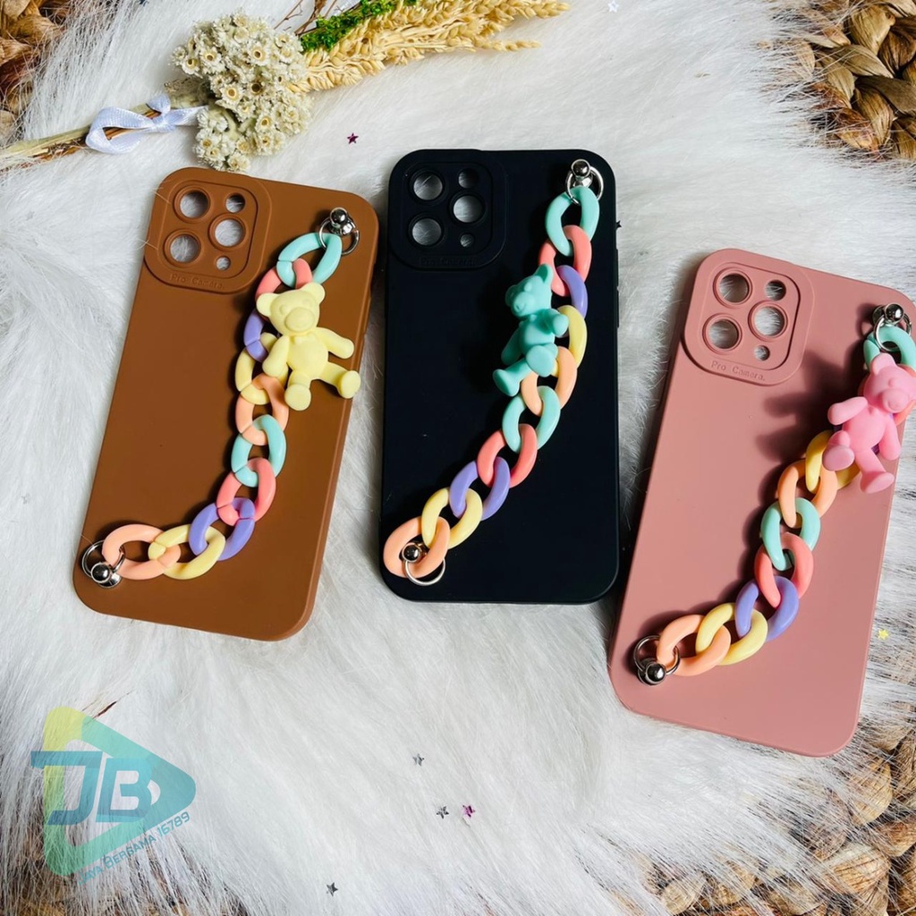 SOFTCASE PROCAMERA RANTAI IPHONE 6 6+ 7 8 SE 2020 7+ 8+ X XR XS MAX JB5543