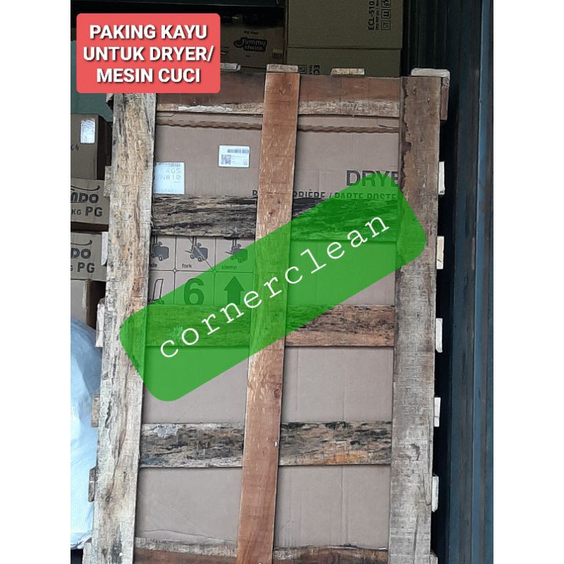 Paking Kayu Mesin Pengering / Mesin Cuci