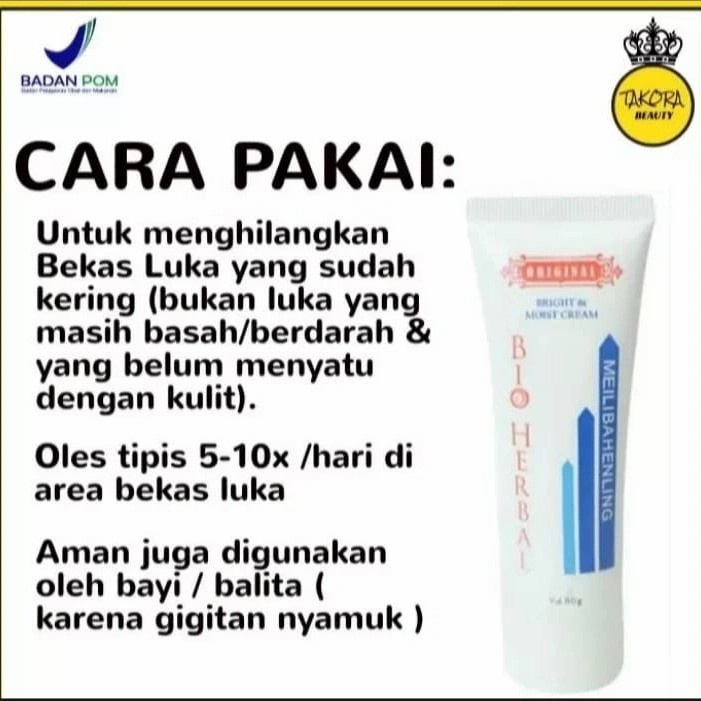 Terlaris Cream Salep Bio Herbal Penghilang Flek Hitam Jerawat Bekas Luka Jatuh Luka Terbakar Cacar Gatal Asli Ampuh Bpom